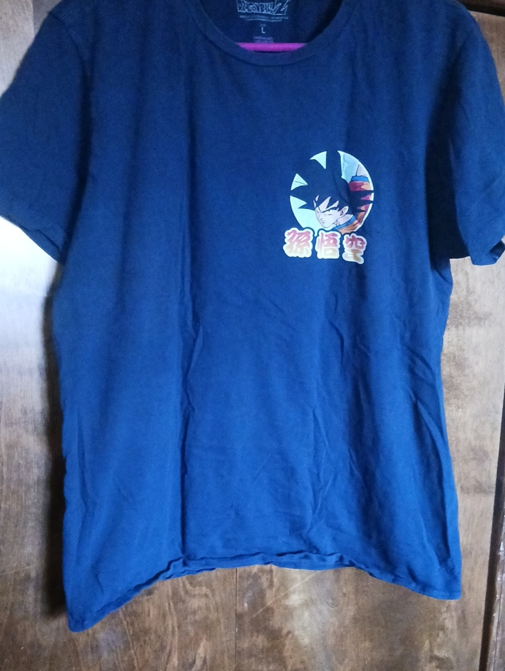 Mens Navy Graphic Dragon Hero T-Shirt